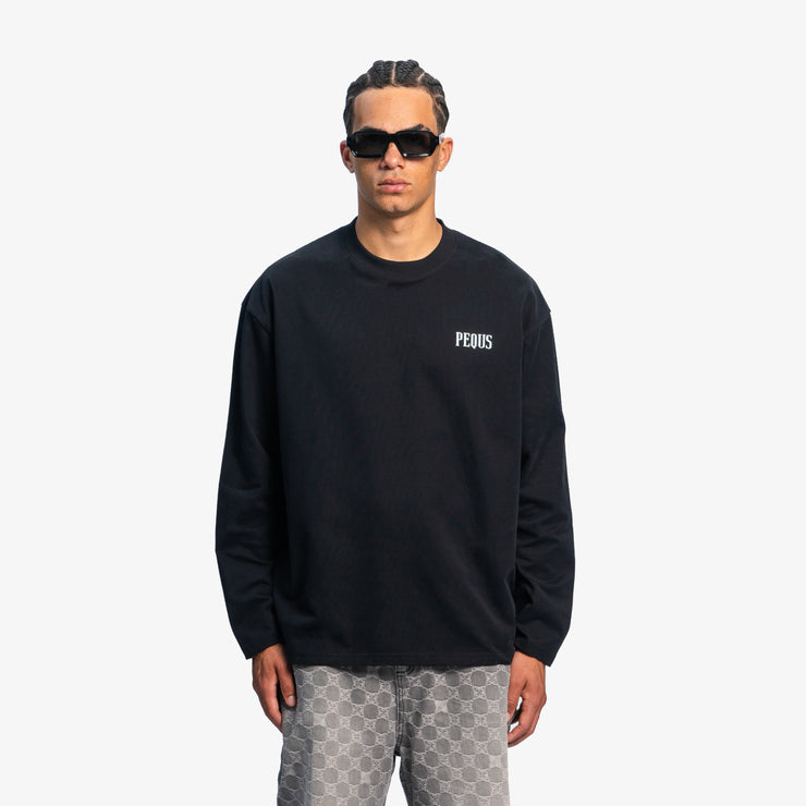 Pequs Back Logo Longsleeve Räumungsverkauf