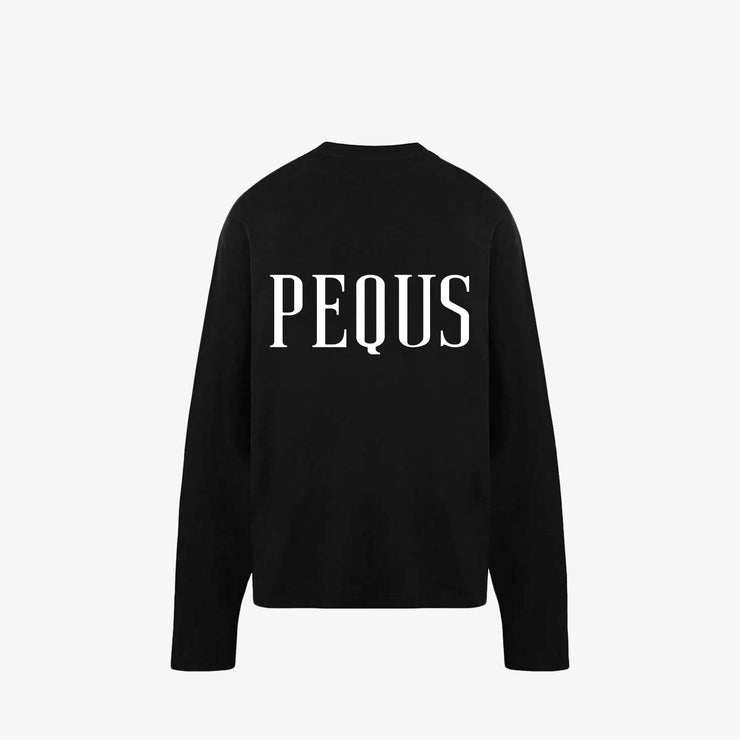Pequs Back Logo Longsleeve Räumungsverkauf