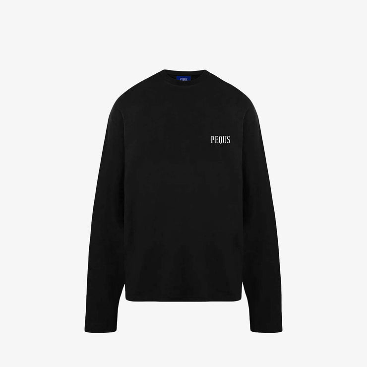Pequs Back Logo Longsleeve Räumungsverkauf