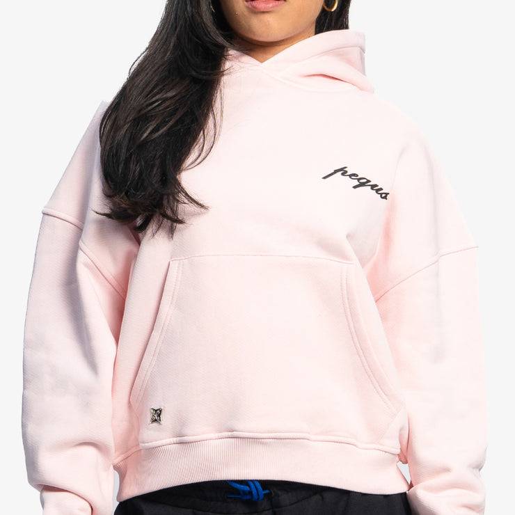Pequs A Paradise Beach Club Graphic Cropped Hoodie Tiefpreis