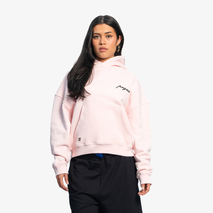 Pequs A Paradise Beach Club Graphic Cropped Hoodie Tiefpreis