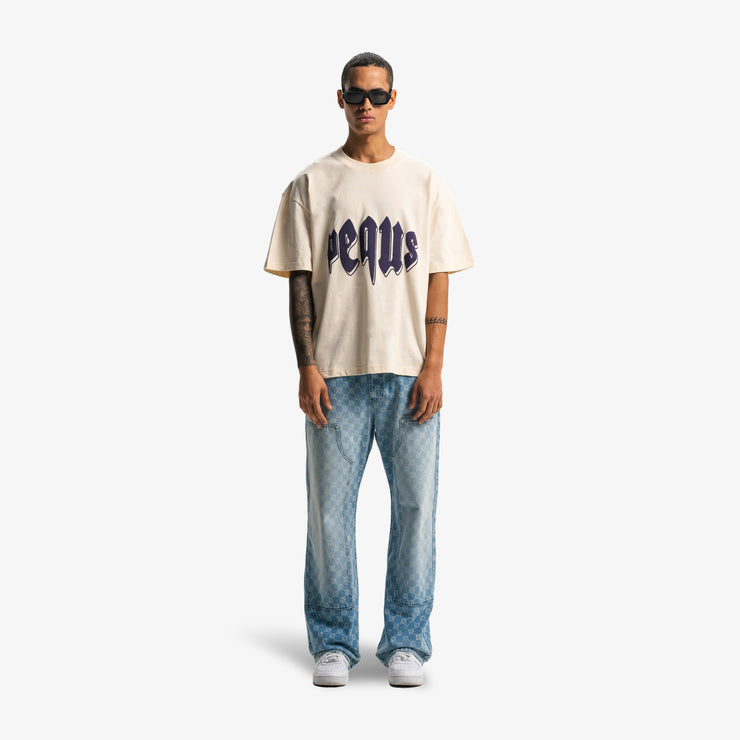Pequs Outlined Mythic Logo T-Shirt Discount Store für neue Produkte