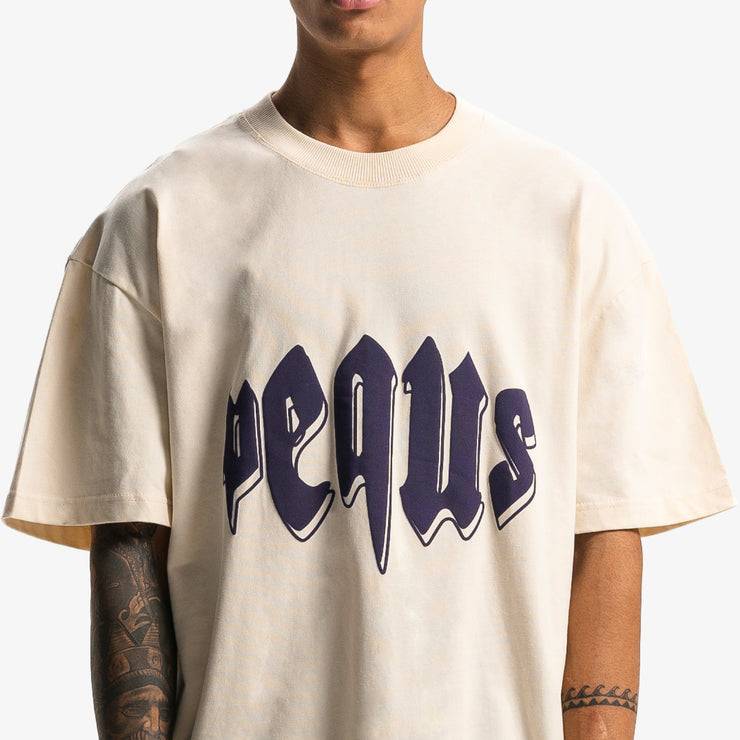 Pequs Outlined Mythic Logo T-Shirt Discount Store für neue Produkte