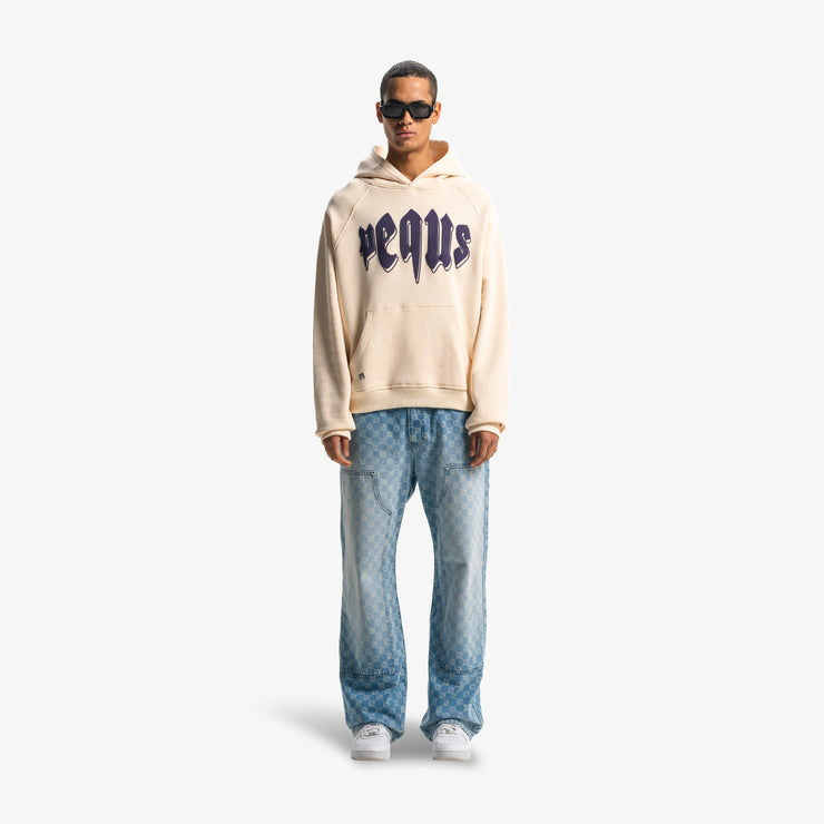 Pequs Outlined Mythic Logo Hoodie Im Verkauf