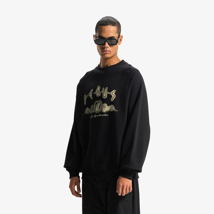 Pequs Ancient Chalk Painting Sweater Kostenloser Versand