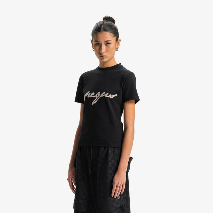 Pequs Fitted Ink Logo T-Shirt Fabrik Onlineshop