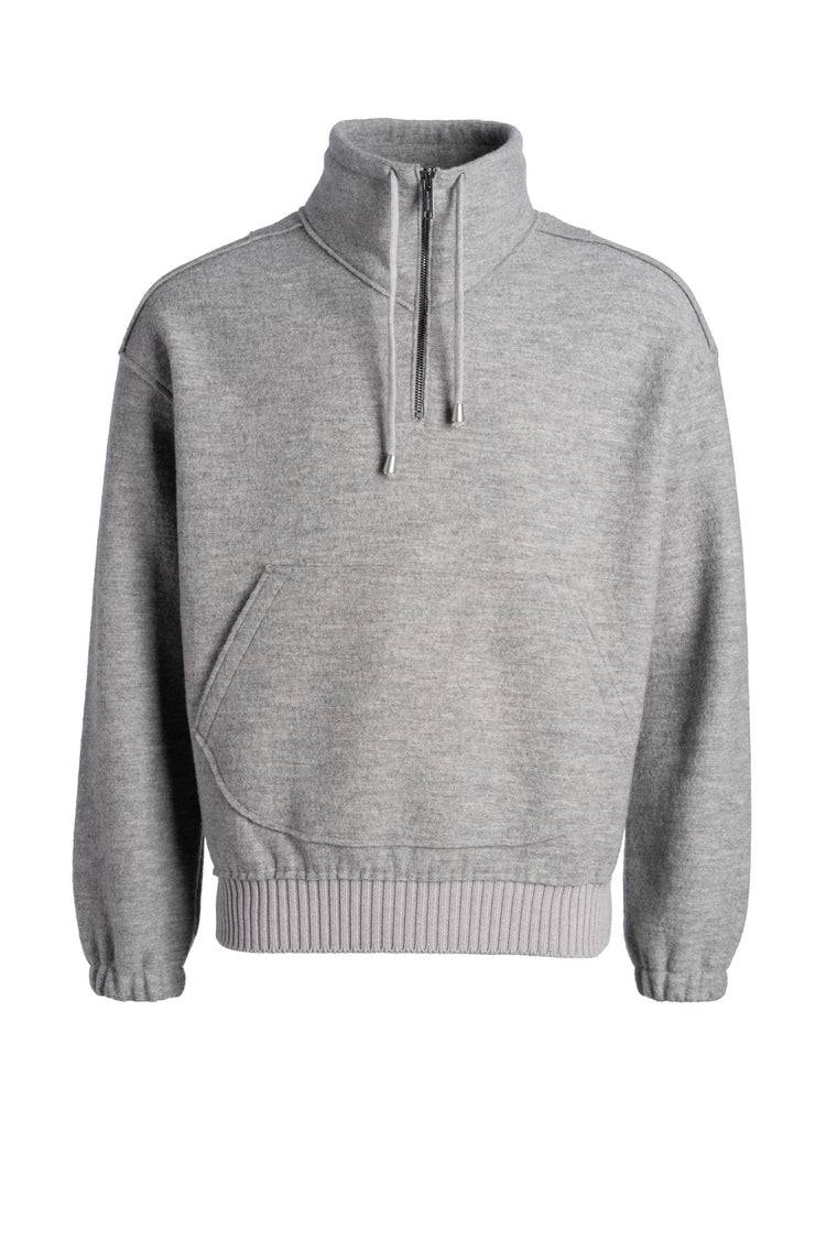 Phil Petter Woll-Walk-Zipptroyer aus Merinowolle, Oversized Fit Exklusivangebot