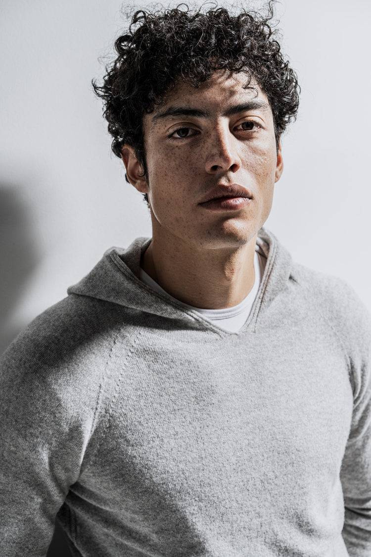 Phil Petter Kapuzen-Pullover aus Cashmerino, 3D Knit Cyber Monday