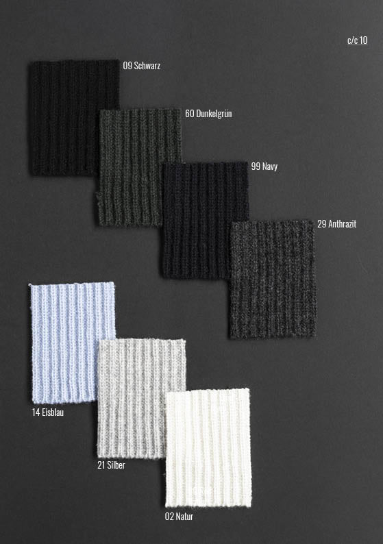 Phil Petter Doppelperlfang-Stricksakko aus Cashmerino Lagerräumung