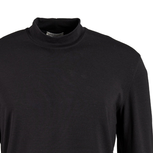Phil Petter Stehkragen-Pullover aus Premium Jersey, langarm im Angebot