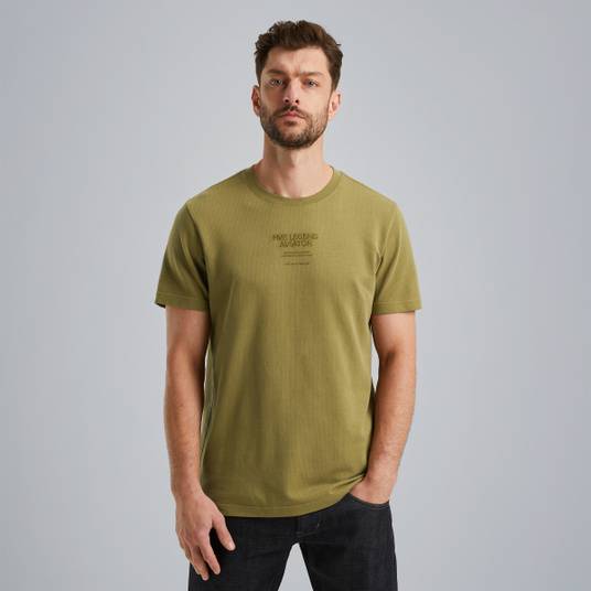 Pme Legend T-Shirt mit Waffelstruktur Pme Legend T-Shirt mit Waffelstruktur