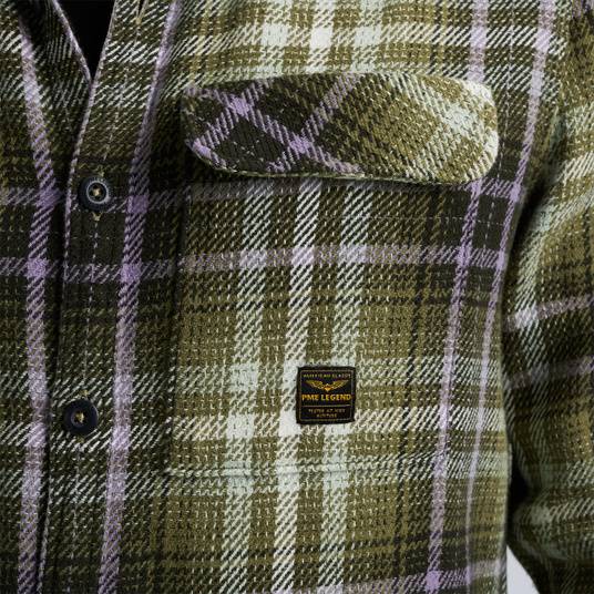 Pme Legend Hemdjacke mit Karomuster Günstiger Verkauf
