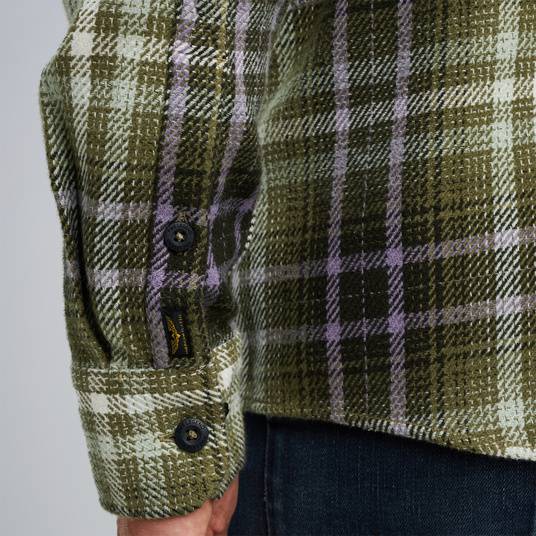 Pme Legend Hemdjacke mit Karomuster Günstiger Verkauf