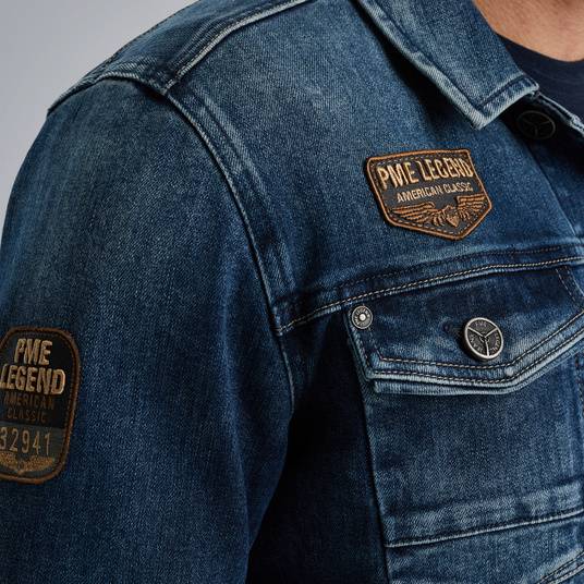 Pme Legend Jeansjacke mit Komfort-Stretch Weihnachtsangebot