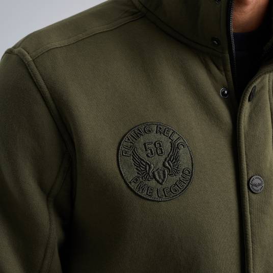Pme Legend Strickjacke aus Teddystoff Riesige Ersparnisse