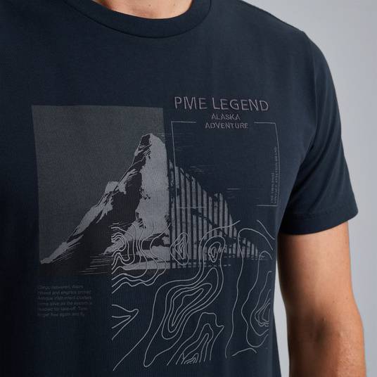 Pme Legend T-Shirt mit Artwork Neueste Mode