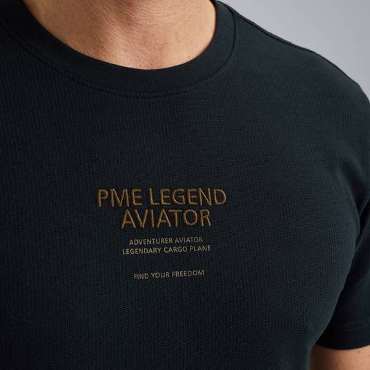 Pme Legend T-Shirt mit Waffelstruktur Blitzangebot