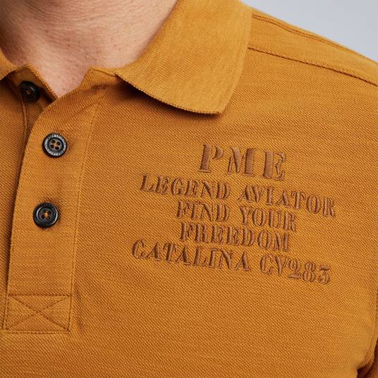 Pme Legend Poloshirt aus Piqué Letzter Tag