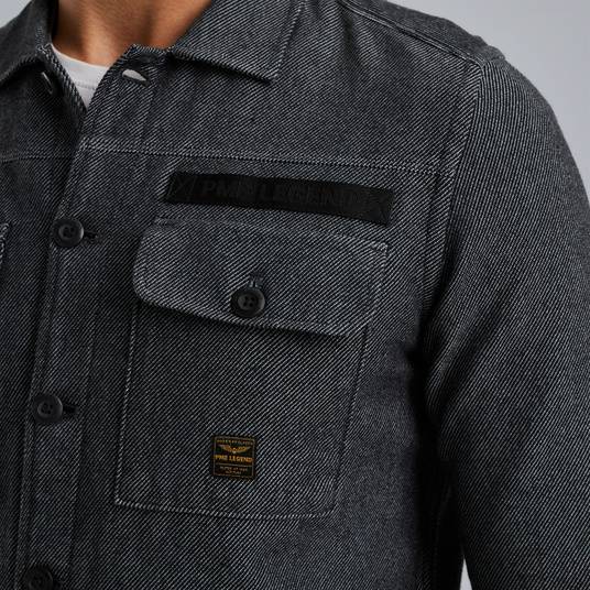 Pme Legend Hemdjacke aus Flanell-Twill Bis zu 55% Rabatt