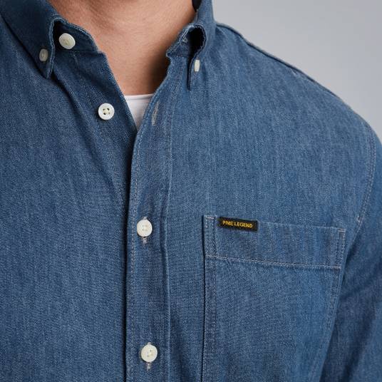 Pme Legend Hemd mit Indigo-Waschung Im Verkauf