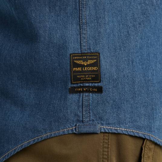 Pme Legend Hemd mit Indigo-Waschung Im Verkauf