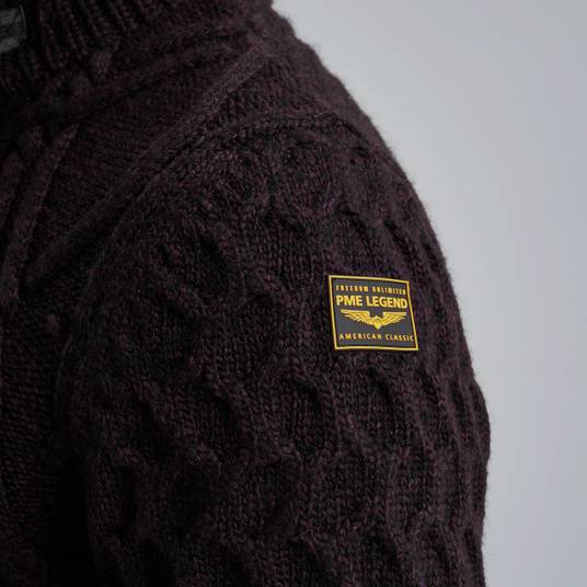 Pme Legend Strickjacke aus einer Wollmischung Großer Ausverkauf
