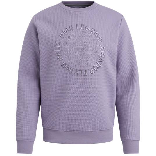 Pme Legend Sweatshirt mit Waffelstruktur Blitzangebot