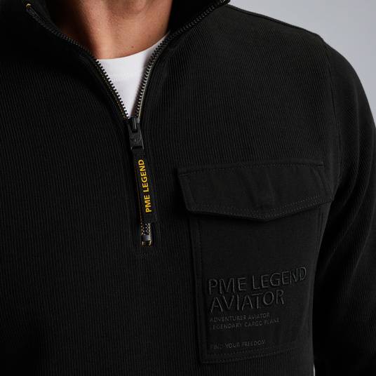 Pme Legend Pullover mit halbem Reißverschluss Große Rabatte