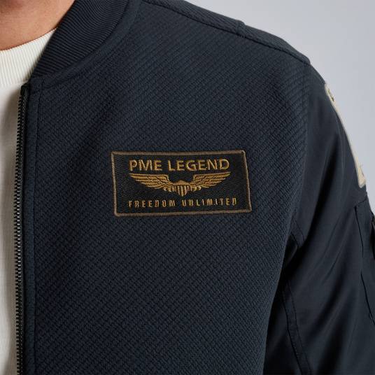 Pme Legend Sweatjacke mit Badges Kauf eins, bekomm eins gratis
