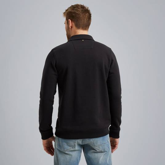 Pme Legend Sweatshirt mit Polokragen Sonderangebote