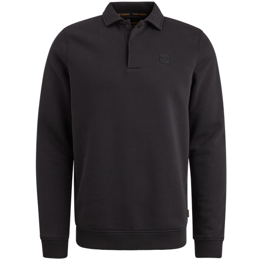 Pme Legend Sweatshirt mit Polokragen Sonderangebote
