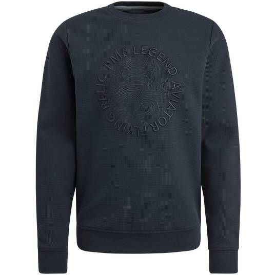 Pme Legend Sweatshirt mit Waffelstruktur Wochenangebot