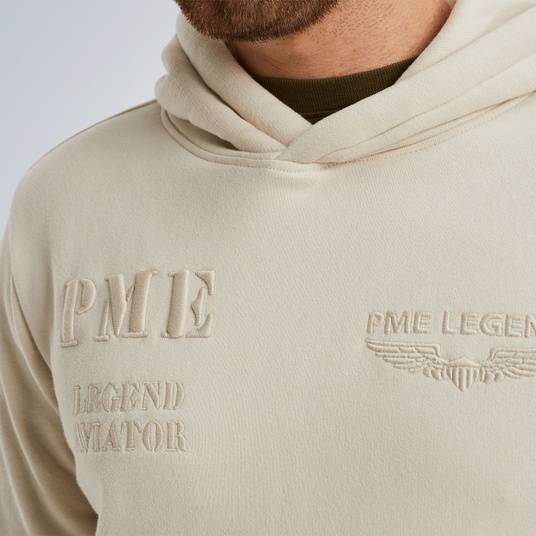 Pme Legend Hoodie aus Frottee-Sweatstoff Letzte 3 Tage