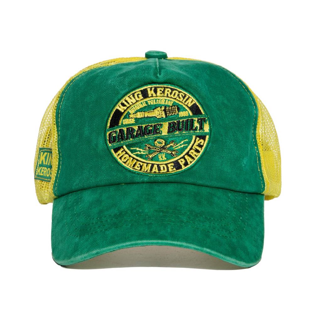 ﻿Queen Kerosin Trucker Cap «Garage Built» Kostenloser Versand