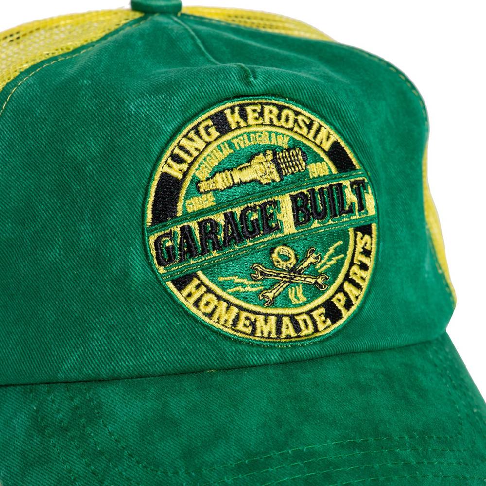 ﻿Queen Kerosin Trucker Cap «Garage Built» Kostenloser Versand