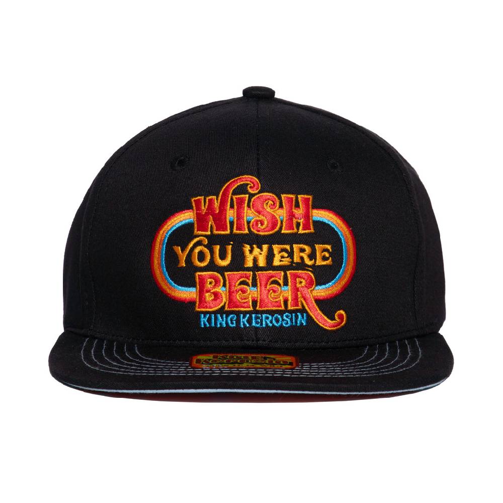 Queen Kerosin Flatbrim Cap «Wish You Were Beer» Limitierter Zeitrabatt