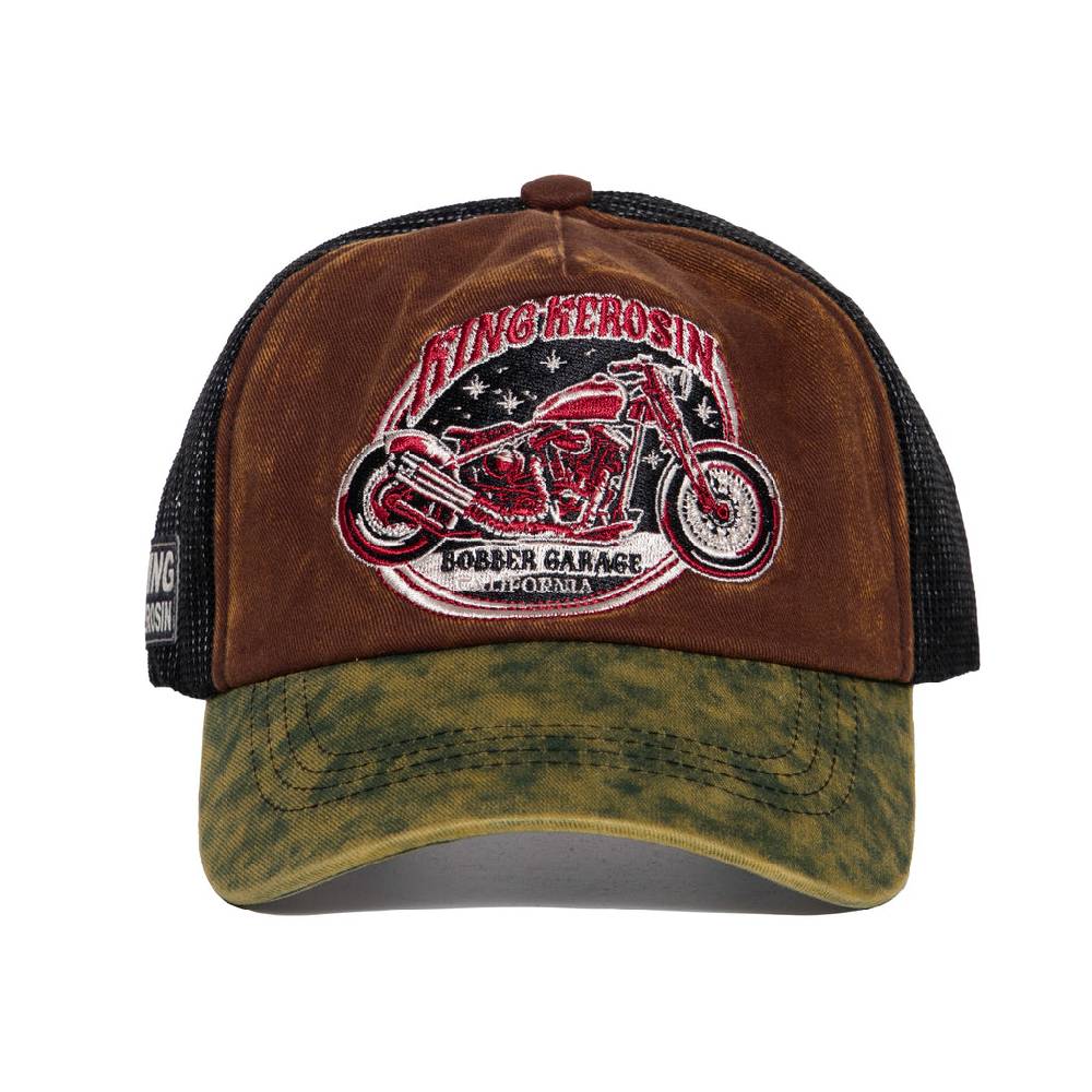 Queen Kerosin Trucker Cap «Bobber Garage» Fabrikpreis