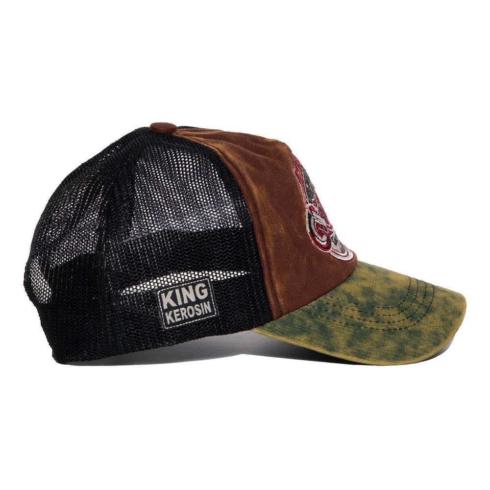 Queen Kerosin Trucker Cap «Bobber Garage» Fabrikpreis