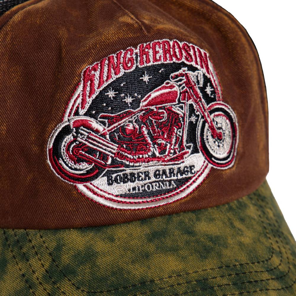 Queen Kerosin Trucker Cap «Bobber Garage» Fabrikpreis