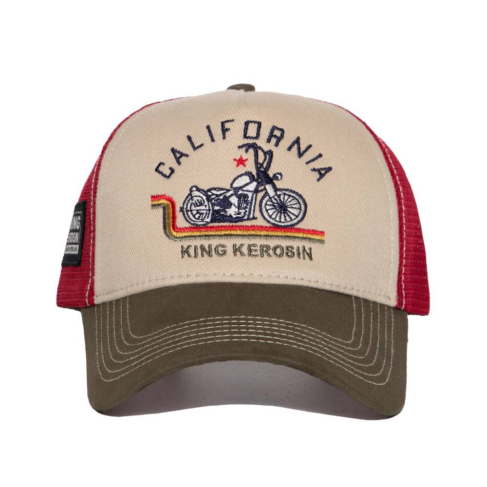Queen Kerosin Trucker Cap «California» Rabatt