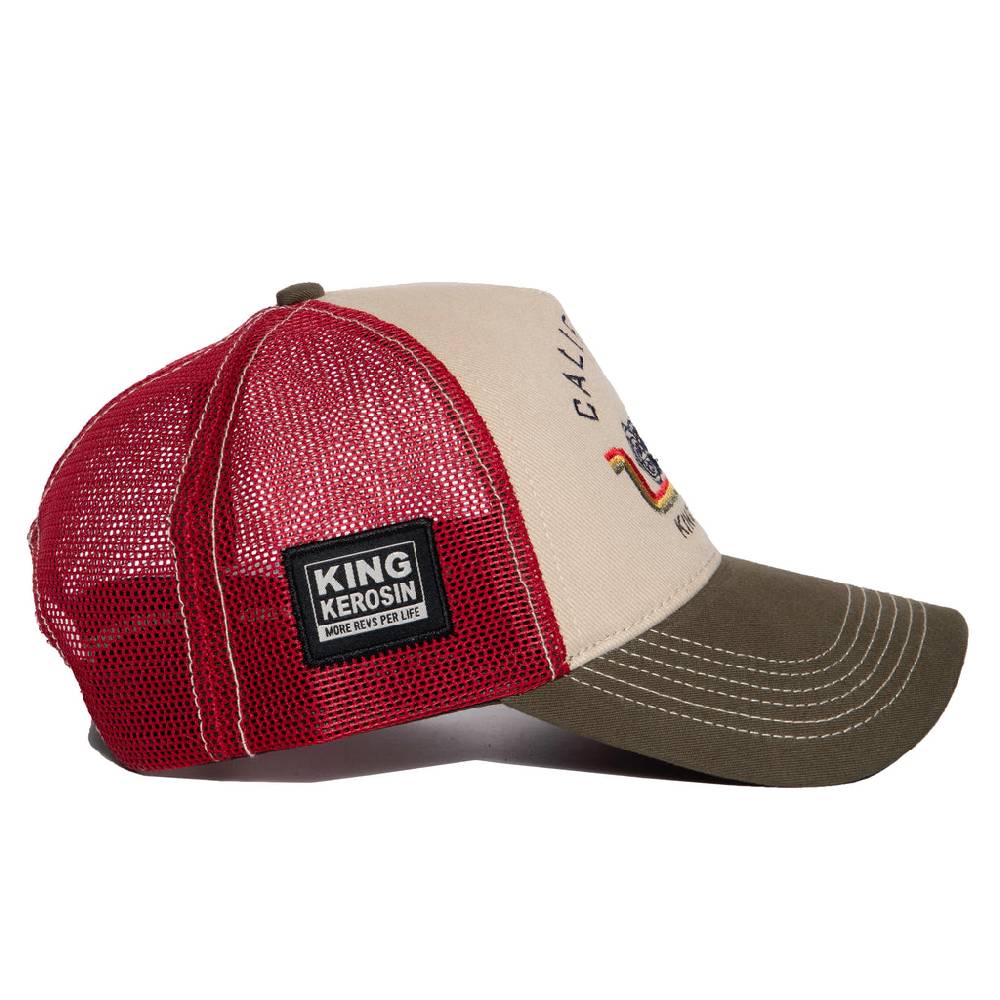 Queen Kerosin Trucker Cap «California» Rabatt