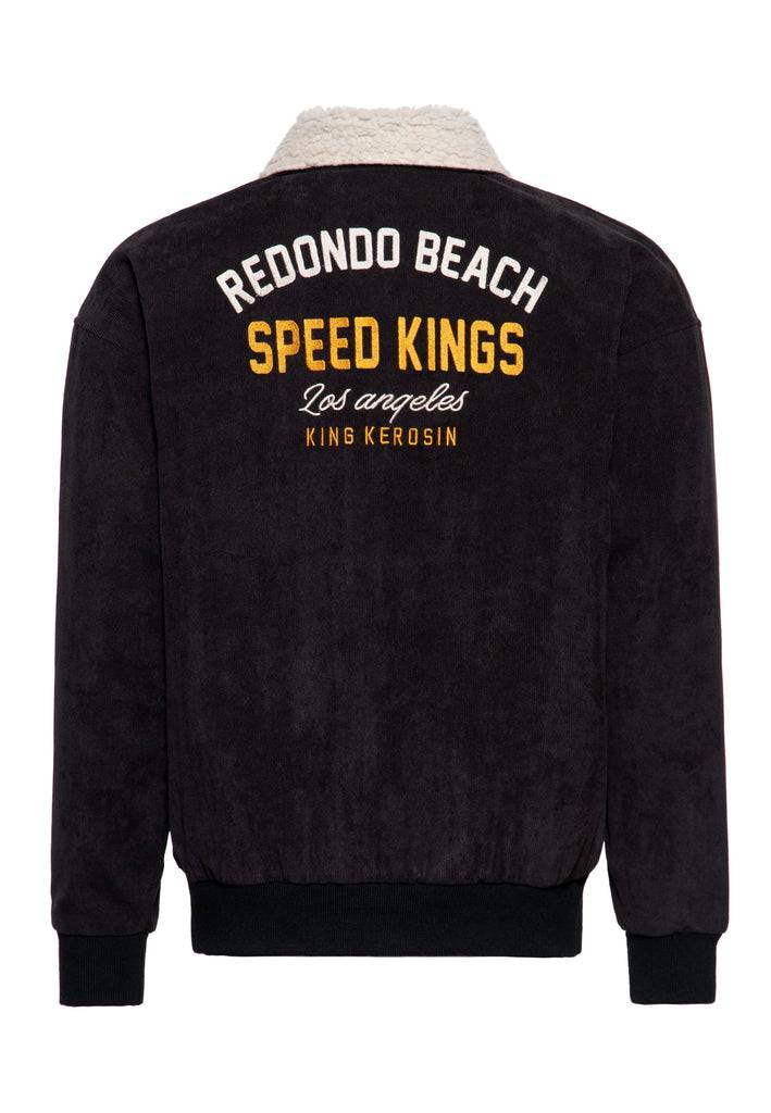 Queen Kerosin Cordjacke «Speed Kings» Saisonschlussverkauf
