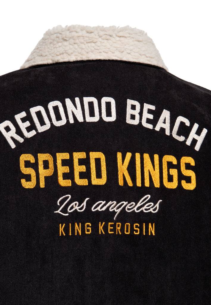 Queen Kerosin Cordjacke «Speed Kings» Saisonschlussverkauf
