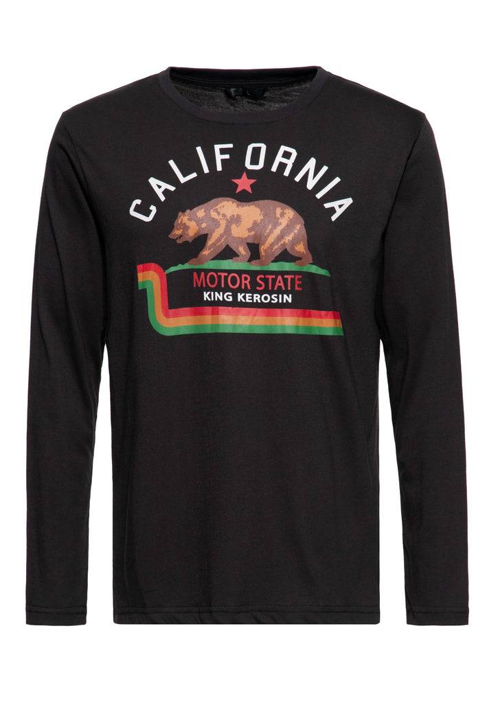 Queen Kerosin Langarmshirt «California» Black Friday