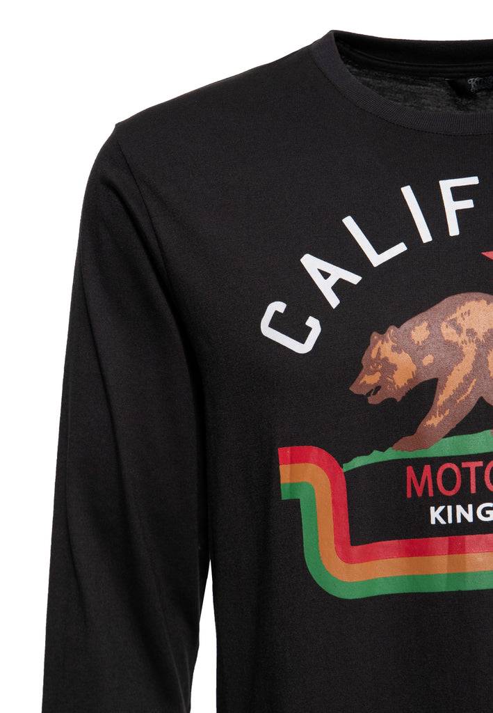 Queen Kerosin Langarmshirt «California» Black Friday