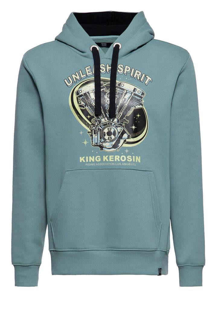 Queen Kerosin Hoodie «Unleash Spirit» Top Angebot