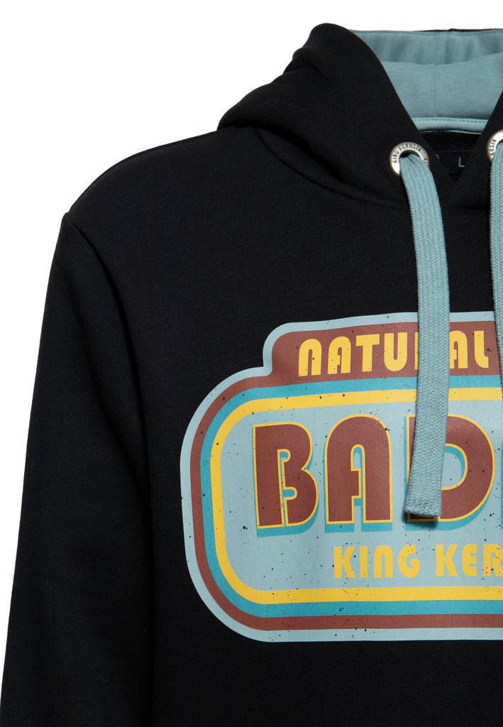 Queen Kerosin Hoodie «Natural Born Badass» Neueste Mode