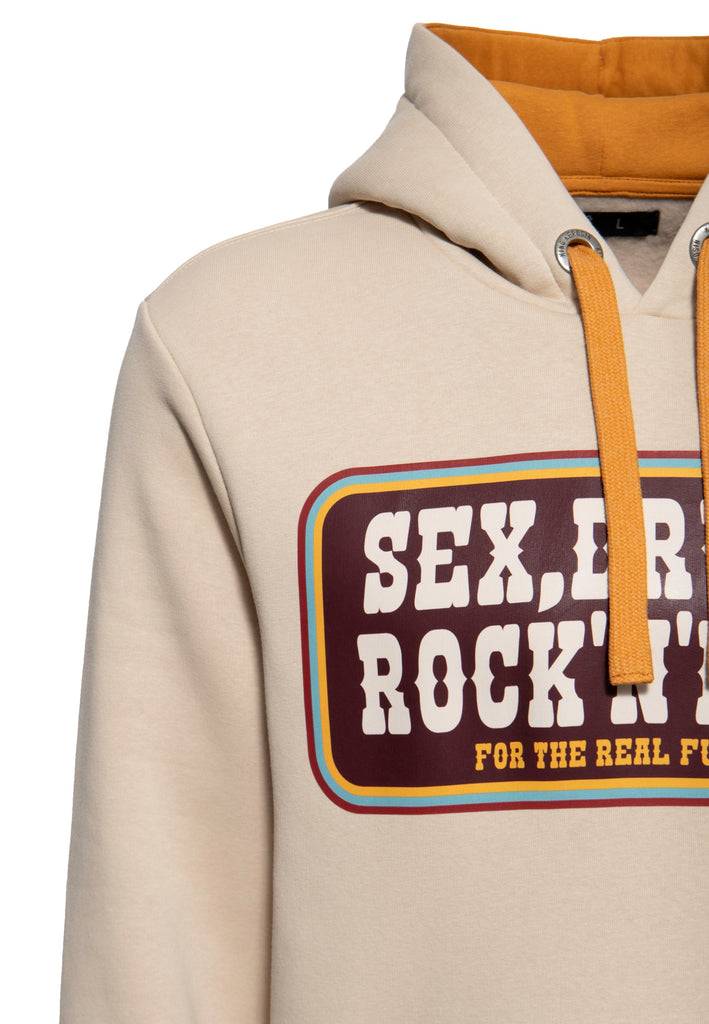 Queen Kerosin Hoodie «Sex, Drugs & Rock 'N' Roll» Online Outlet