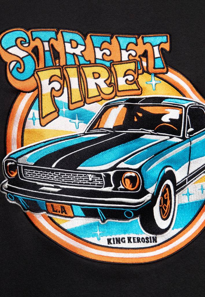 Queen Kerosin College Jacke «Street Fire» Zeitlich begrenztes Angebot
