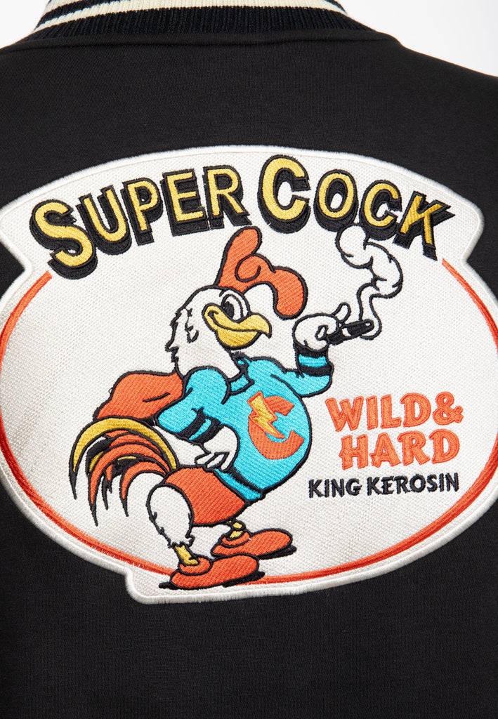 Queen Kerosin College Jacke «Super Cock» Blitzangebot